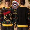 Nirvana In Utero Album Artwork Winged Angel Smiley Face Festive Snowflake Pattern Ugly Christmas Sweater Gift For Holiday 2026