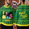 NOFX 40 Years Of Fuckin Up Van Pool Cartoon Band Knitted 2026 Knitted Ugly Christmas Sweater
