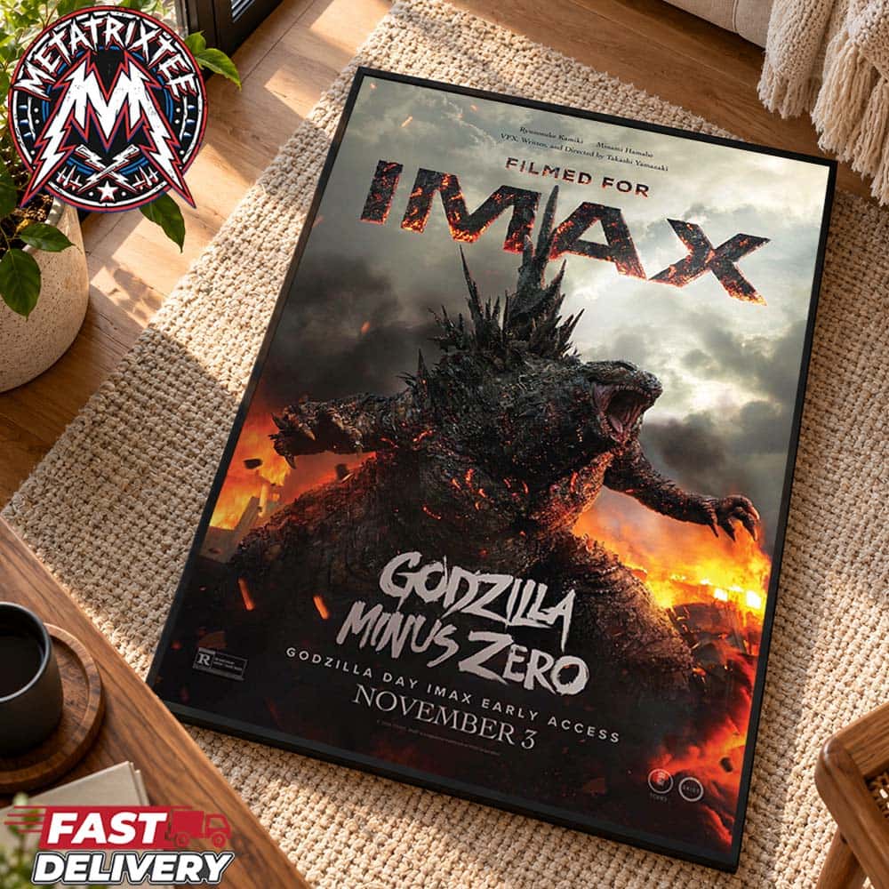 New IMAX Poster For Takashi Yamazaki’s Godzilla Minus Zero In Theaters November 6th 2026 Professional Poster Canvas New IMAX Poster For Takashi Yamazaki’s Godzilla Minus Zero In Theaters November 6th 2026 Professional Poster Canvas