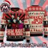 New Kids On The Block NKOTB 80s 90s Pop Boyband Graphic Front And Back Fair Isle Pattern Gift For Fan Knitted Ugly Christmas Sweater