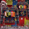 New Kids On The Block NKOTB Crest Logo And Band Members Photo Ugly Christmas Sweater Gift For Holiday 2026 New Kids On The Block NKOTB Crest Logo And Band Members Photo Ugly Christmas Sweater Gift For Holiday 2026