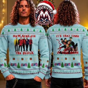 New Kids On The Block NKOTB Its That Time Of Year Again Holiday Christmas Xmas Ugly Christmas Sweater