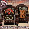 New Kids On The Block NKOTB Its That Time Of Year Again Holiday Christmas Xmas Ugly Christmas Sweater