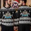 Newcastle United FC Jingle Aal Howay Magpie Snowflake Pattern Gift For Fan Knitted Ugly Christmas Sweater Newcastle United FC Jingle Aal Howay Magpie Snowflake Pattern Gift For Fan Knitted Ugly Christmas Sweater