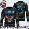 Nirvana Nevermind Album Baby Dollar Bill Smiley Graphic Pink 2026 Knitted Ugly Christmas Sweater Nirvana Nevermind Album Baby Dollar Bill Smiley Graphic Pink 2026 Knitted Ugly Christmas Sweater