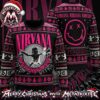 Nirvana Kurt Cobain And Krist Novoselic And Dave Grohl Guitars Drum 2026 Gift For Fan Knitted Ugly Christmas Sweater