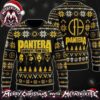 Pantera CFH Logo Christmas Wreath Goddamn Electric Holidays 2026 Knitted Ugly Christmas Sweater