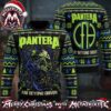 Pantera Heavy Metal Band Fucking Holidays Candy Canes Reindeer Xmas 2026 Knitted Ugly Christmas Sweater