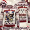 Pearl Jam Rock Band Stickman Figure Red And White Background Pattern XMAS Collectors Edition Ugly Christmas Sweater