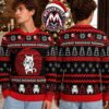 Radiohead Radio Head Man TV Head Crying Minotaur Modified Bear Black And White 2026 Knitted Ugly Christmas Sweater