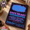 Show The Belasco Have Heart Band Poster Live At Los Angeles CA On December 19th 2026 Professional Poster Canvas Show The Belasco Have Heart Band Poster Live At Los Angeles CA On December 19th 2026 Professional Poster Canvas