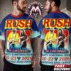 Concert Cincinnati Ohio Rush Tonight Poster For Fifty Something Tour At Heritage Bank Center On October 23 2026 All Over Print T-Shirt