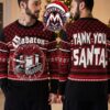 Sabaton The Great War Weeping Soldier In Battlefield Trench Barbed Wire Pattern 2026 Knitted Ugly Christmas Sweater