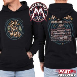 Sick New World Festival 2026 For Texas Fort Worth On October 24 2026 At Texas Motor Speedway Ghost Spiral Lineup Hoodie T-Shirt