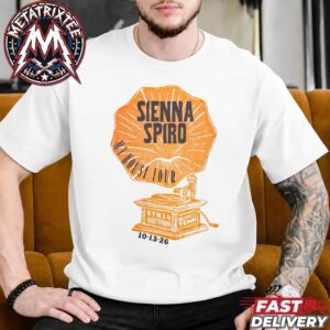 Sienna Spiro Live in Nashville 2026 Event Poster For My House Tour At The Ryman Auditorium In Tennessee On Tuesday October 13th 2026 Short White T-Shirt