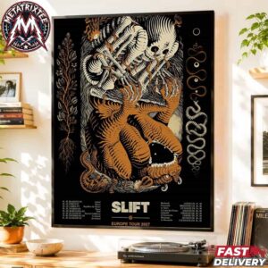 Slift Europe Tour 2027 Poster Tour Dates Kicks Off OnFebruary 1 In Biarritz FR To March 26 In Lausanne CH Professional Poster Canvas