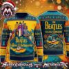 Korn Band Dark Gothic Artwork With Skulls And Pine Trees Holiday Christmas Xmas Ugly Christmas Sweater