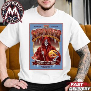 The Black Keys Laval Quebec 2026 Event Max Looffler Poster Peaches ‘N Kream World Tour ’26 At Place Bell On October 16 2026 Short White T-Shirt