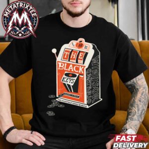 The Black Keys Windsor Ontario Show Live Poster For October 18th Peaches N Kream Tour 2026 At The Colosseum at Caesars Windsor Short Black T-Shirt