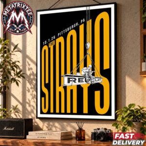 The Red Clay Strays Tonight Poster For PPG Paints Arena Event On Thursday October 1 2026 In Pittsburgh Pennsylvania Premium Poster Canvas