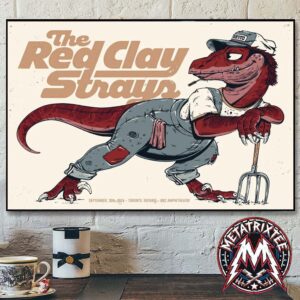 The Red Clay Strays Toronto Grateful Tour Poster Show For Wednesday September 30 2026 At The RBC Amphitheatre In Ontario Canada High-Quality Poster Canvas