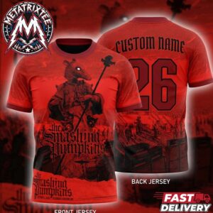 The Smashing Pumpkins Boston Tonight Concert Poster At TD Garden In Massachusetts On October 2 The Rats in a Cage Tour 2026 Shirt Football Jersey