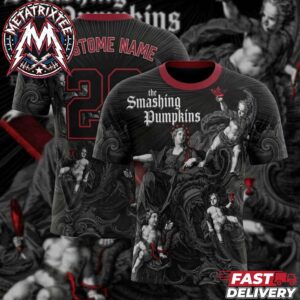The Smashing Pumpkins Concert Poster At The CFG Bank Arena In Baltimore MD On Saturday October 3 The Rats In A Cage Tour 2026 Shirt Football Jersey