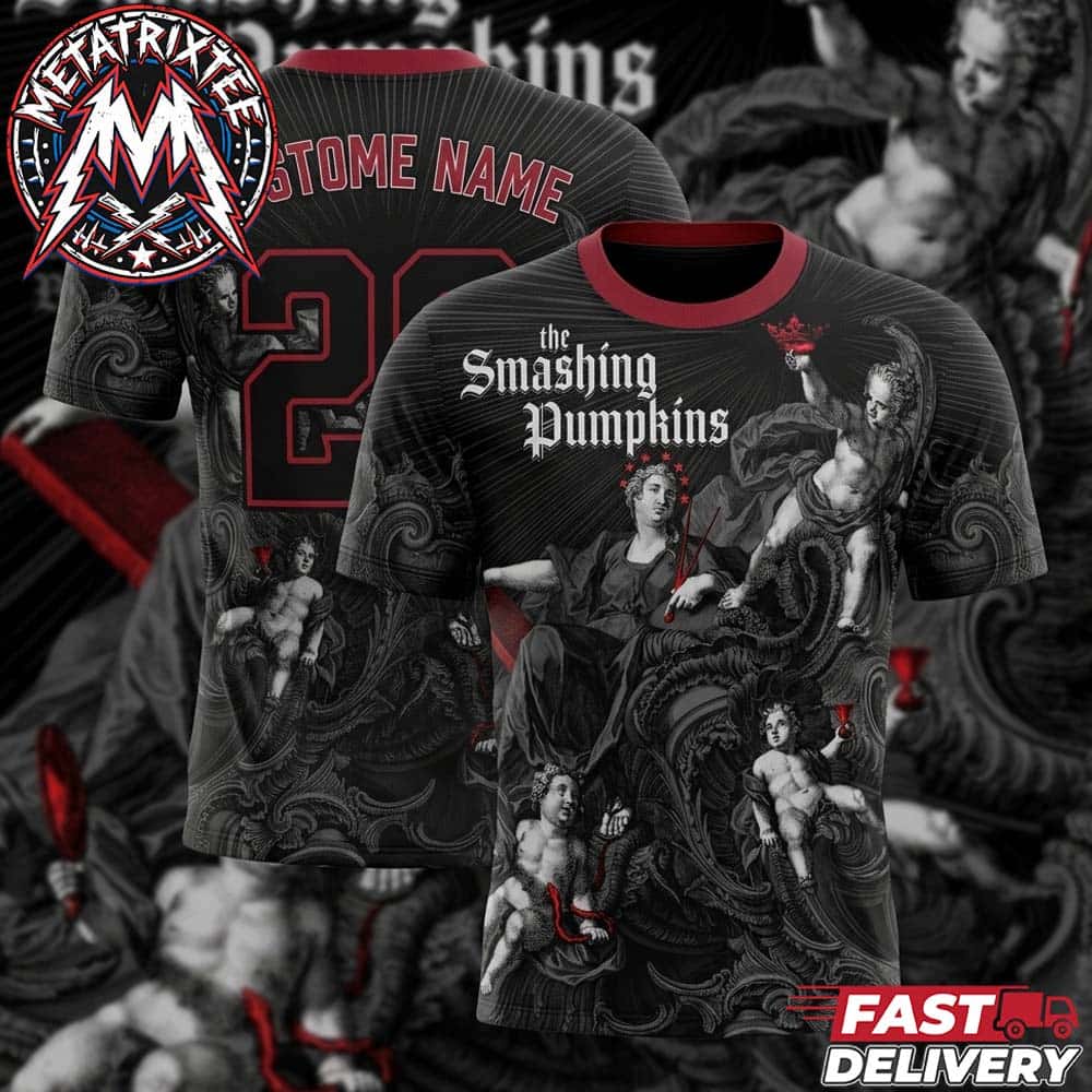 The Smashing Pumpkins Concert Poster At The CFG Bank Arena In Baltimore MD On Saturday October 3 The Rats In A Cage Tour 2026 Shirt Football Jersey The Smashing Pumpkins Concert Poster At The CFG Bank Arena In Baltimore MD On Saturday October 3 The Rats In A Cage Tour 2026 Shirt Football Jersey