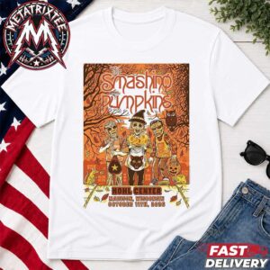 The Smashing Pumpkins The Rats In A Cage Tour Tonight Live Poster On Sunday October 11 2026 In Madison Wisconsin At Kohl Center Short White T-Shirt