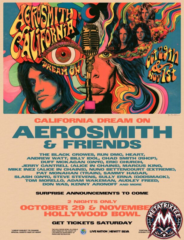 The Ultimate Rock Revival Why the California Dream On Aerosmith & Friends Hollywood Bowl Takeover Is History in the Making