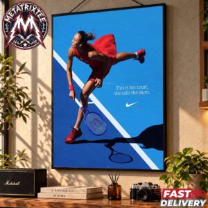This Is Her Court She Calls The Shots Nike x Zheng Qinwen Claims Her First WTA 1000 Title In Beijing Gallery-Style Poster Canvas