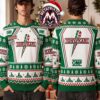 Valentino Rossi Nastro Azzurro Honda MotoGP Racing Yellow Christmas Pattern 2026 Knitted Ugly Christmas Sweater