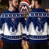 Tottenham Hotspur FC Snow Mountain Reindeer Snowflake Blue And White Pattern 2026 Knitted Ugly Christmas Sweater Tottenham Hotspur FC Snow Mountain Reindeer Snowflake Blue And White Pattern 2026 Knitted Ugly Christmas Sweater