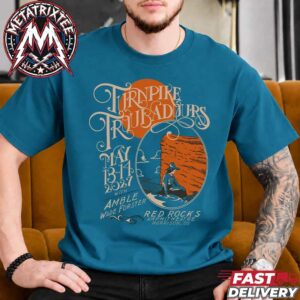 Turnpike Troubadours Live at Red Rocks Amphitheatre 2027 Show Poster Two Night For Morrison Colorado On May 13th And 14th With Amble And Wade Forster Unisex T-Shirt