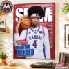 Tyran Stokes No Intro Needed SLAM 265 Magazine Gold Metal Editions Team Kansas Jayhawks 2026 College Hoops Preview Gallery-Style Poster Canvas