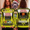 Tony Kart Go Kart Racing Team Driver Uniform Christmas Trees Snowflake Gift For Fan Knitted Ugly Christmas Sweater