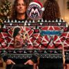 Van Halen Eddie Jump Might As Well Go Ahead Jump Logo Guitar Christmas Gift Custom Ugly Christmas Sweater