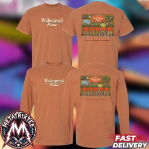 Widespread Panic Milwaukee Wisconsin Concert T Shirt Long Sleeve October 23 24 25 2026 The Riverside Theater Graphic Shirt