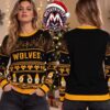 Wolverhampton Wanderers FC Merry Christmas Snowman Logo Print Ugly Christmas Sweater Gift For Holiday 2026 Wolverhampton Wanderers FC Merry Christmas Snowman Logo Print Ugly Christmas Sweater Gift For Holiday 2026