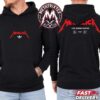 adidas x Metallica Life Burns Faster Sphere Las Vegas NV Residency Concert Dates Trefoil Logo Graphic Heavy Metal Charcoal T-Shirt